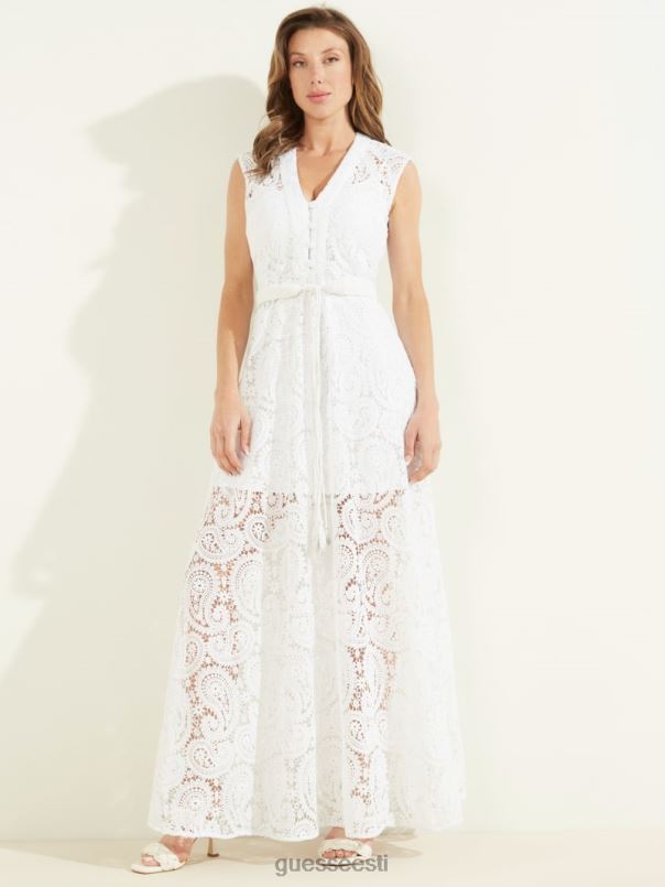 kreeta kleit puhas valge GUESS kehakate naised BB4BB816