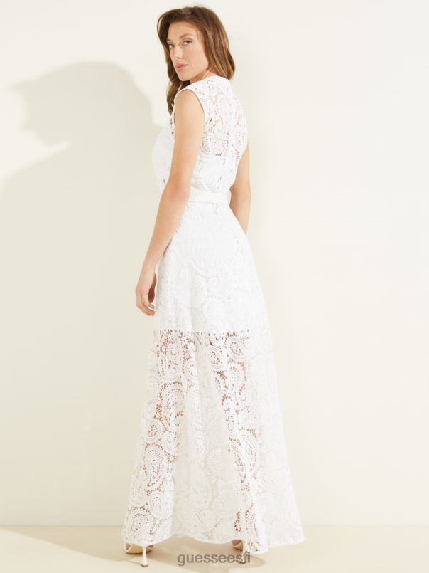 kreeta kleit puhas valge GUESS kehakate naised BB4BB816