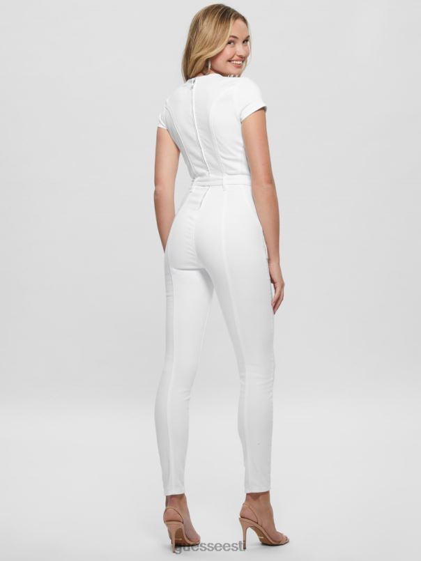 leslie teksariidest kombinesoon puhas valge GUESS kehakate naised BB4BB225