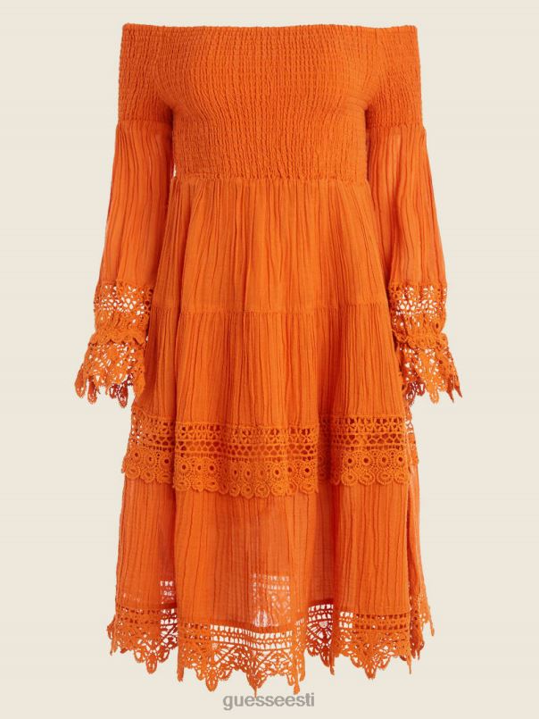 õlgadeta merevaiguvärvi kleit gold bleze multi GUESS kehakate naised BB4BB729