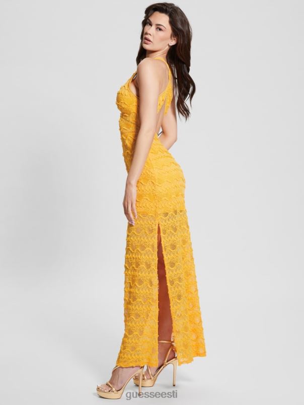 liza pitsist maksikleit laguna kollane GUESS kehakate naised BB4BB482