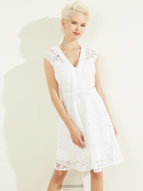 mykonose kleit puhas valge GUESS kehakate naised BB4BB831