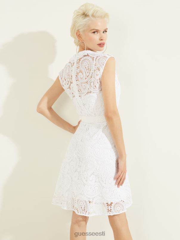mykonose kleit puhas valge GUESS kehakate naised BB4BB831