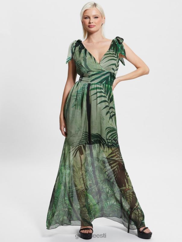 venus smocked maksikleit raimets GUESS kehakate naised BB4BB607