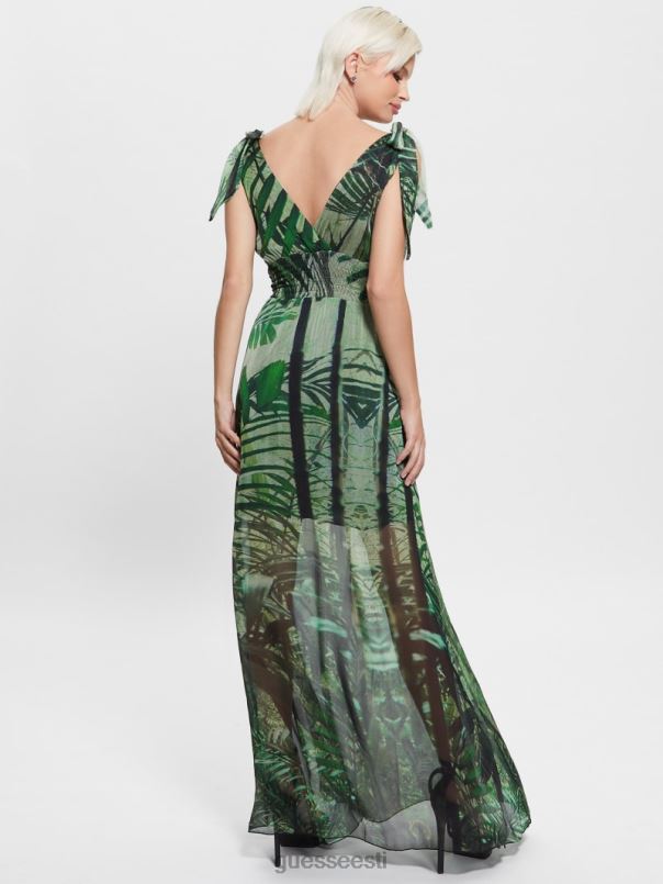 venus smocked maksikleit raimets GUESS kehakate naised BB4BB607