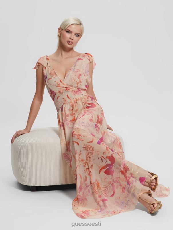 venus smocked maksikleit taastatud romantika GUESS kehakate naised BB4BB602