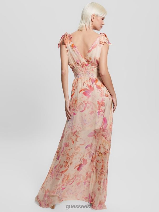 venus smocked maksikleit taastatud romantika GUESS kehakate naised BB4BB602