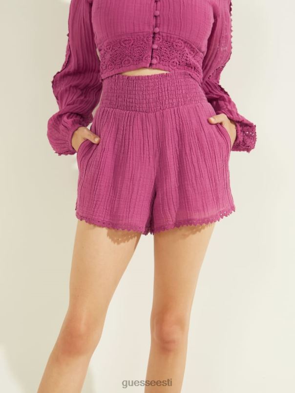 abigaili marli lühikesed püksid lilla draakonipuu multi GUESS kehakate naised BB4BB2374