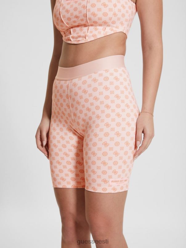 aggie biker lühikesed püksid aop roosa ologramm GUESS kehakate naised BB4BB2088