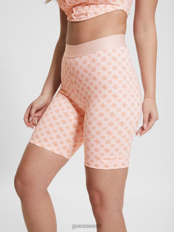 aggie biker lühikesed püksid aop roosa ologramm GUESS kehakate naised BB4BB2088