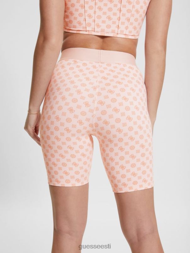 aggie biker lühikesed püksid aop roosa ologramm GUESS kehakate naised BB4BB2088