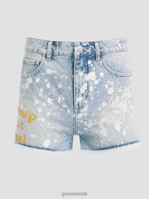 graafilised pritsmed teksapüksid mom kunstniku prits GUESS kehakate naised BB4BB143