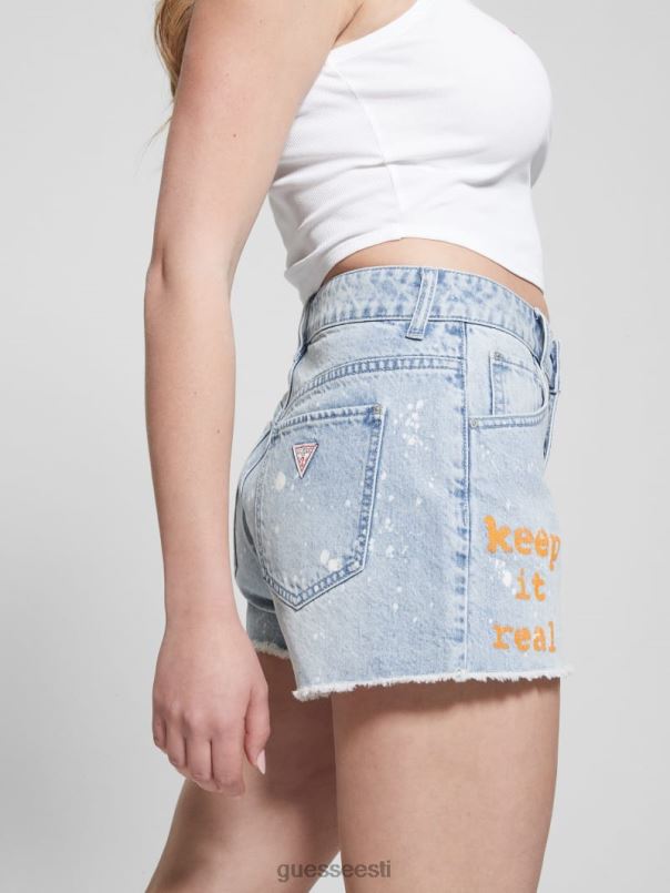 graafilised pritsmed teksapüksid mom kunstniku prits GUESS kehakate naised BB4BB143