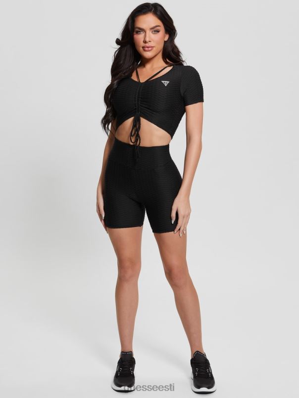 ökod delma biker lühikesed püksid must GUESS kehakate naised BB4BB2089
