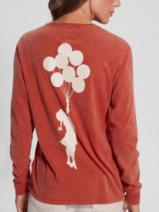 õhupallitüdruku tee lõõmav punane GUESS kehakate naised BB4BB1400