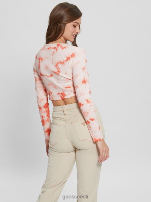 jänku graafiline lipsuvärvi topp tere virsiku multi GUESS kehakate naised BB4BB1040