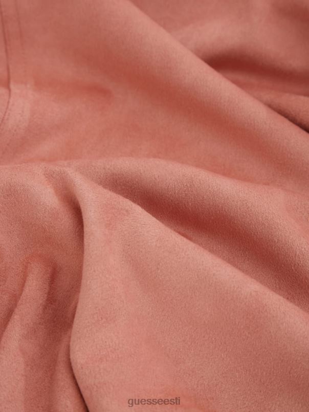 karikakrast kunst-seemisnahast lääne särk satiin roos GUESS kehakate naised BB4BB1425