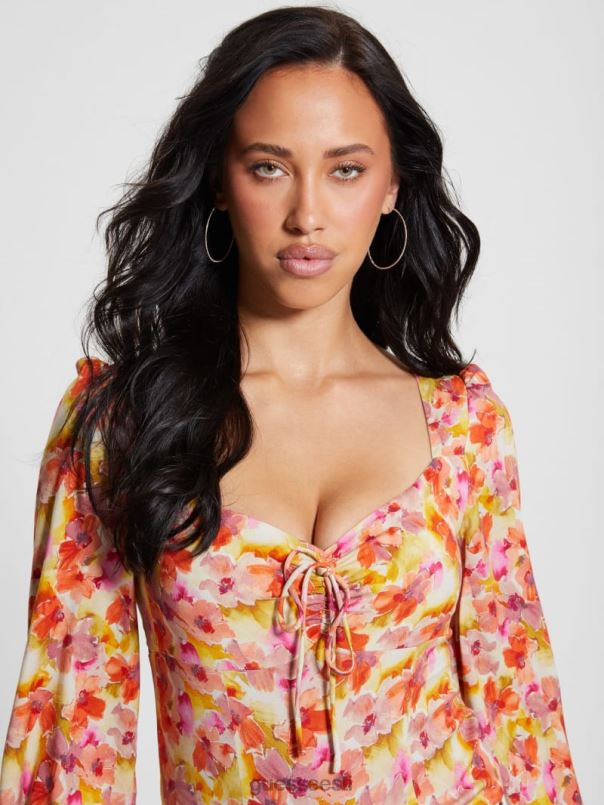 öko adelaide pluus akvarellide õitsemine GUESS kehakate naised BB4BB1025