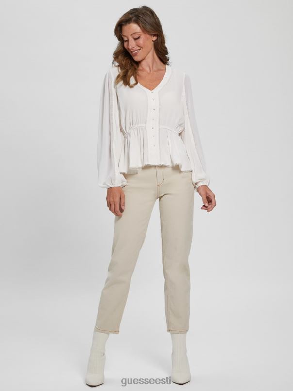 öko hera top kreemjas valge GUESS kehakate naised BB4BB1646