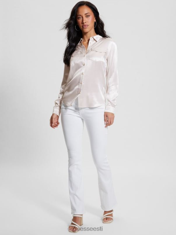 öko linda satiinist särk summutatud kivi GUESS kehakate naised BB4BB926