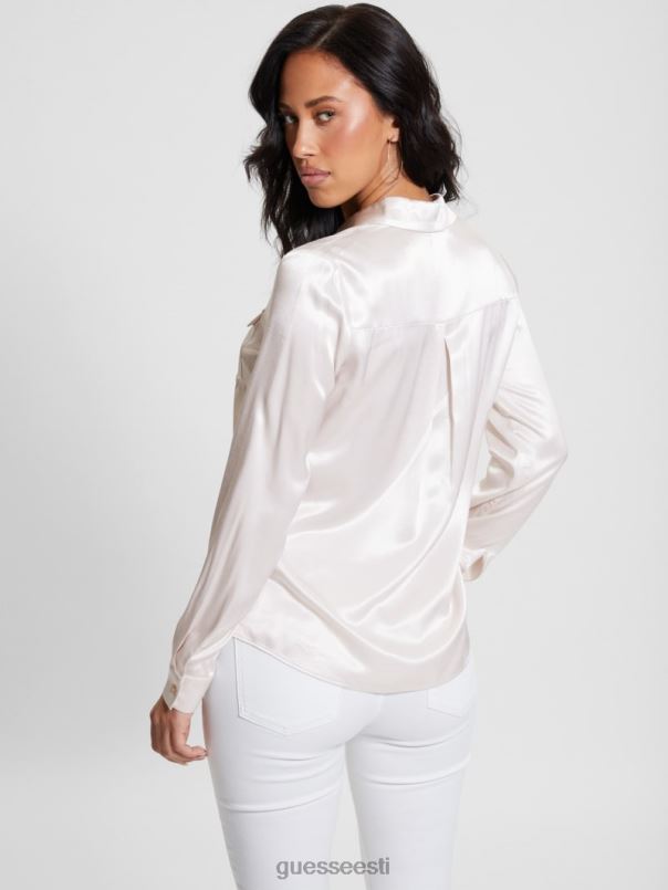 öko linda satiinist särk summutatud kivi GUESS kehakate naised BB4BB926