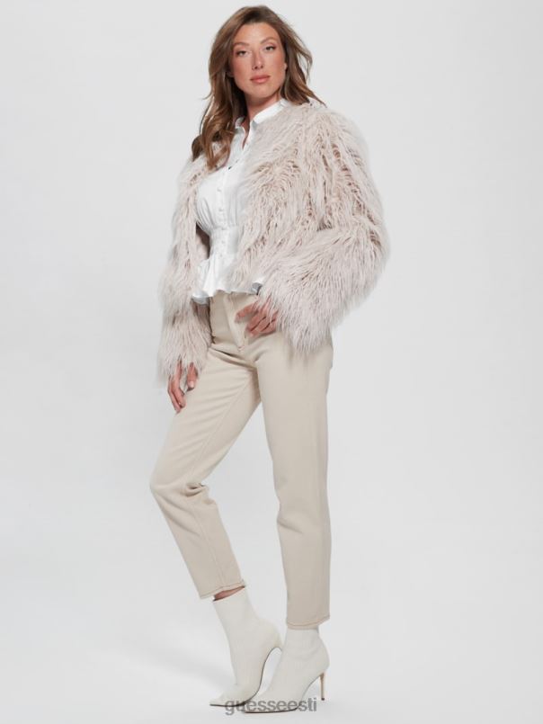 mandy smocked pluus puhas valge GUESS kehakate naised BB4BB1681