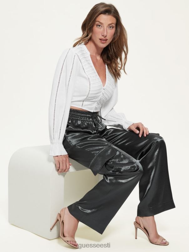 rea linane pluus puhas valge GUESS kehakate naised BB4BB1417