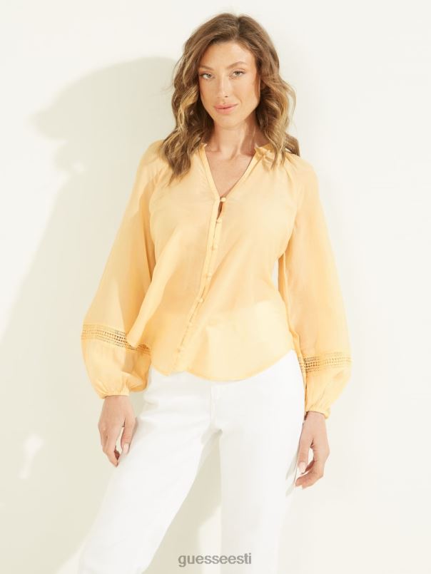 ryan voile top kergelt virsikune multi GUESS kehakate naised BB4BB1662