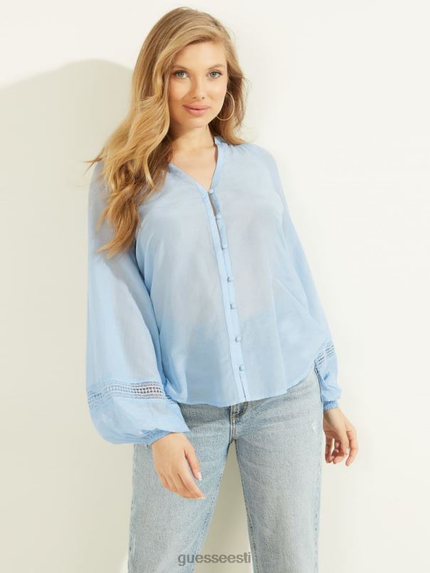ryan voile top varjualune sinine multi GUESS kehakate naised BB4BB1559