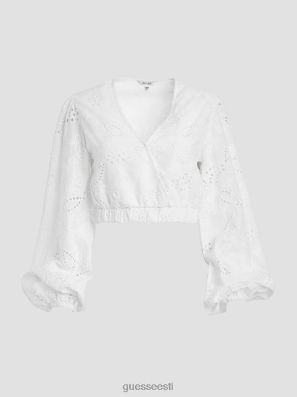 stella aasaga top puhas valge GUESS kehakate naised BB4BB988