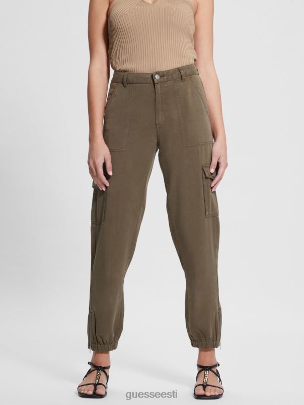 bowie chino cargo püksid asfaldiroheline multi GUESS kehakate naised BB4BB2014