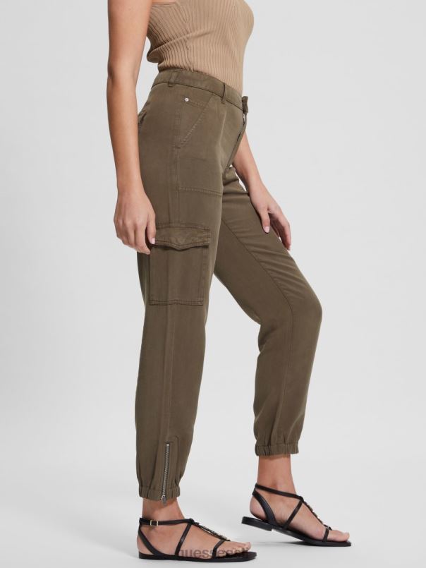 bowie chino cargo püksid asfaldiroheline multi GUESS kehakate naised BB4BB2014