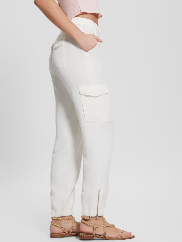 bowie chino cargo püksid kreemvalge multi GUESS kehakate naised BB4BB1998