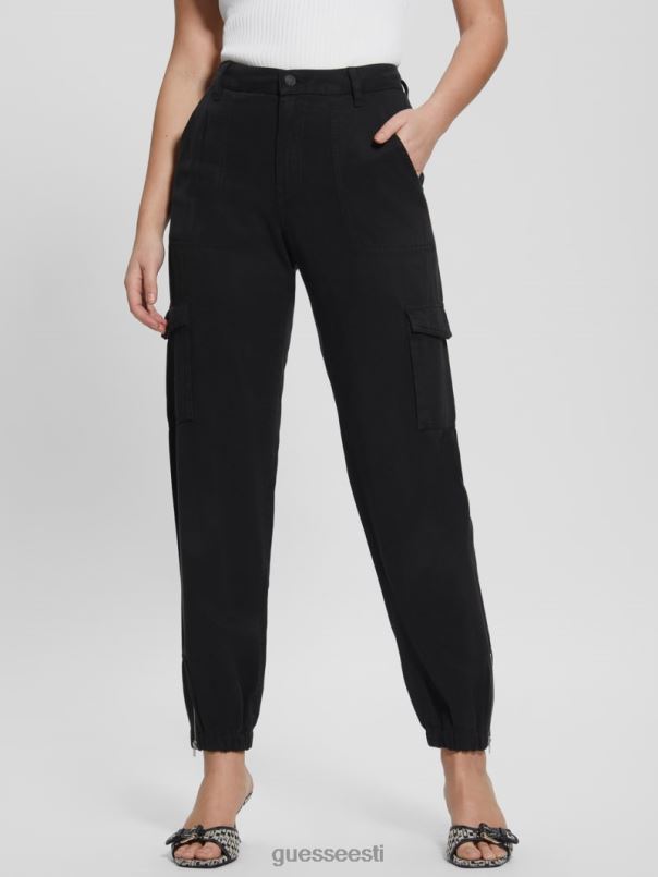 bowie chino cargo püksid süsimusta multi GUESS kehakate naised BB4BB2098