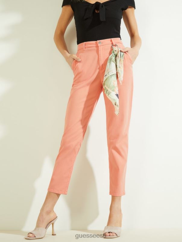 candis chino püksid virsikukreem GUESS kehakate naised BB4BB2217