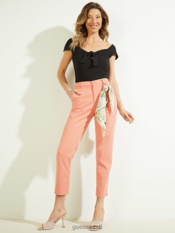 candis chino püksid virsikukreem GUESS kehakate naised BB4BB2217