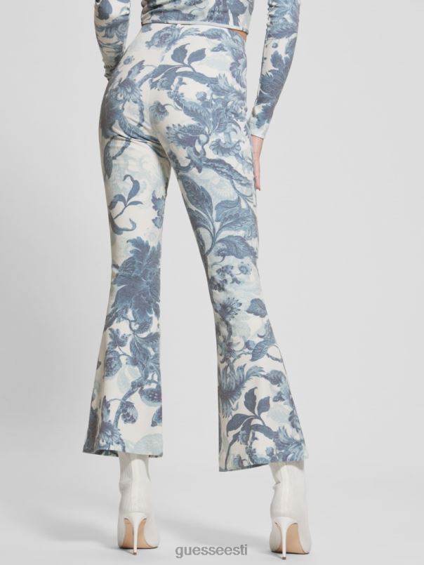 estefania lillelised laienevad püksid portselanist lilletrükk bl GUESS kehakate naised BB4BB2140