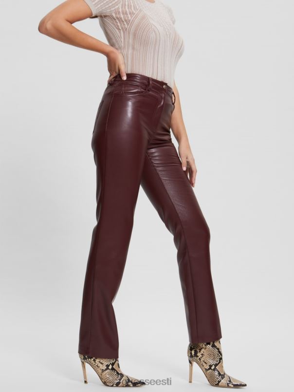 kelly kunstnahast sirged püksid müstiline veini multi GUESS kehakate naised BB4BB2222