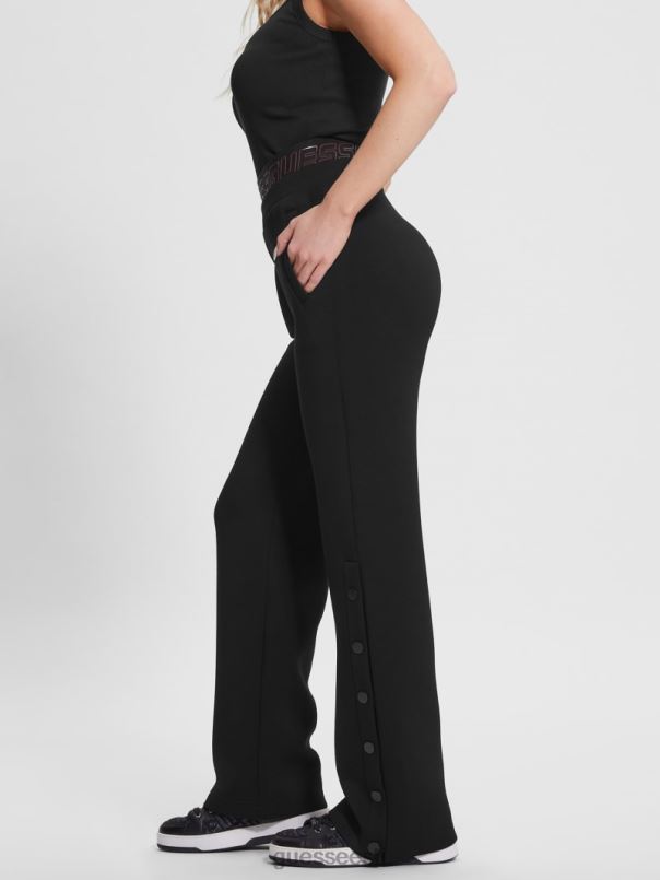 öko aletha scuba-knit aktiivpüksid must GUESS kehakate naised BB4BB2040