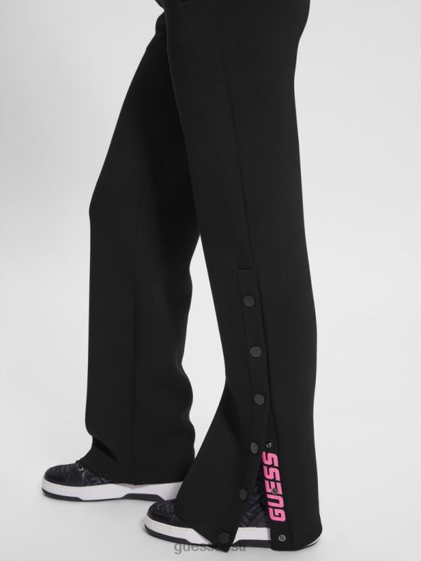 öko aletha scuba-knit aktiivpüksid must GUESS kehakate naised BB4BB2040