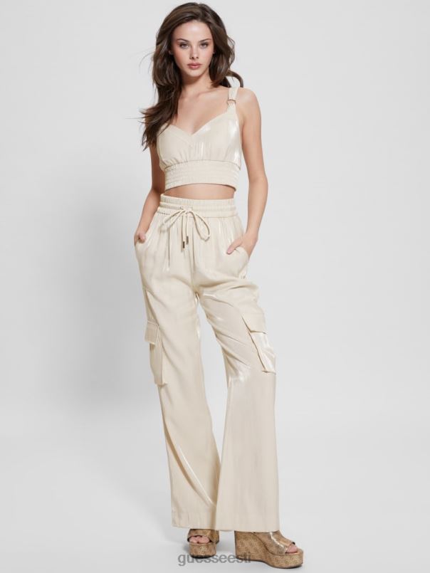 öko chantal satiin cargo püksid tsemento multi GUESS kehakate naised BB4BB2004