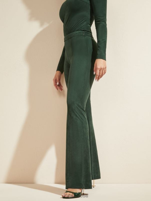 leonie püksid šenillroheline GUESS kehakate naised BB4BB2428