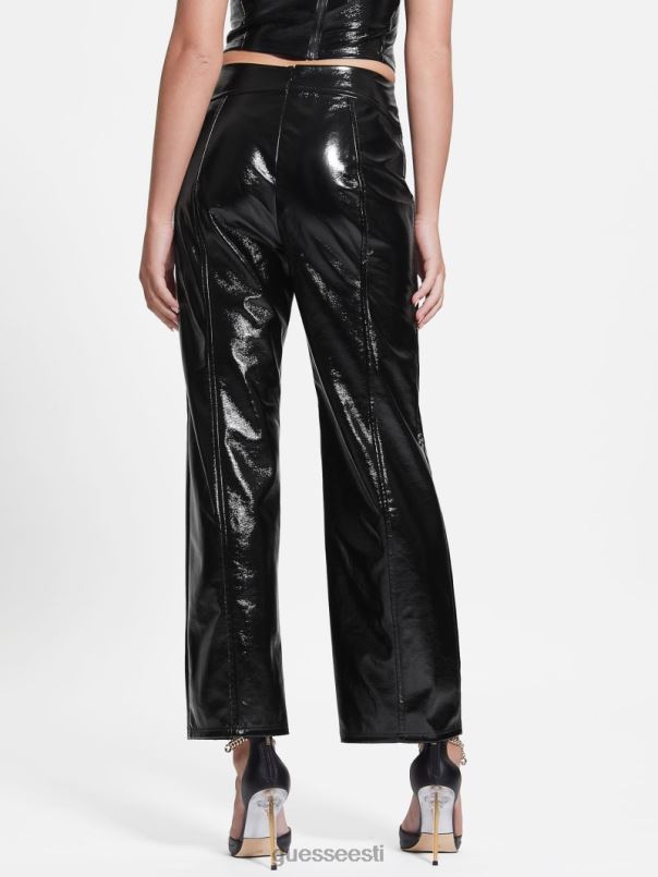 monica kunstnahast püksid süsimusta multi GUESS kehakate naised BB4BB2220