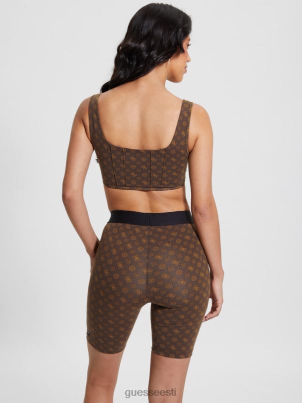 aggie aktiivne rinnahoidja aop pruun ologramm GUESS kehakate naised BB4BB1164