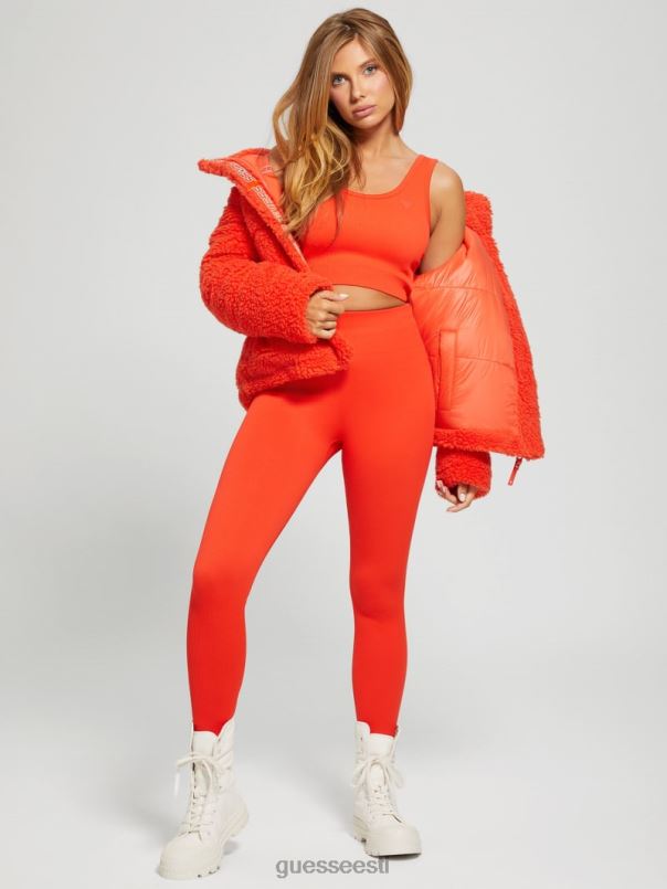 õmblusteta soonikuga aktiivrinnahoidja apelsini viil GUESS kehakate naised BB4BB1699