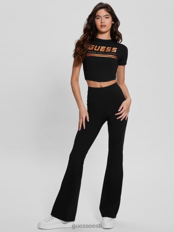aggie flare säärised must GUESS kehakate naised BB4BB2050