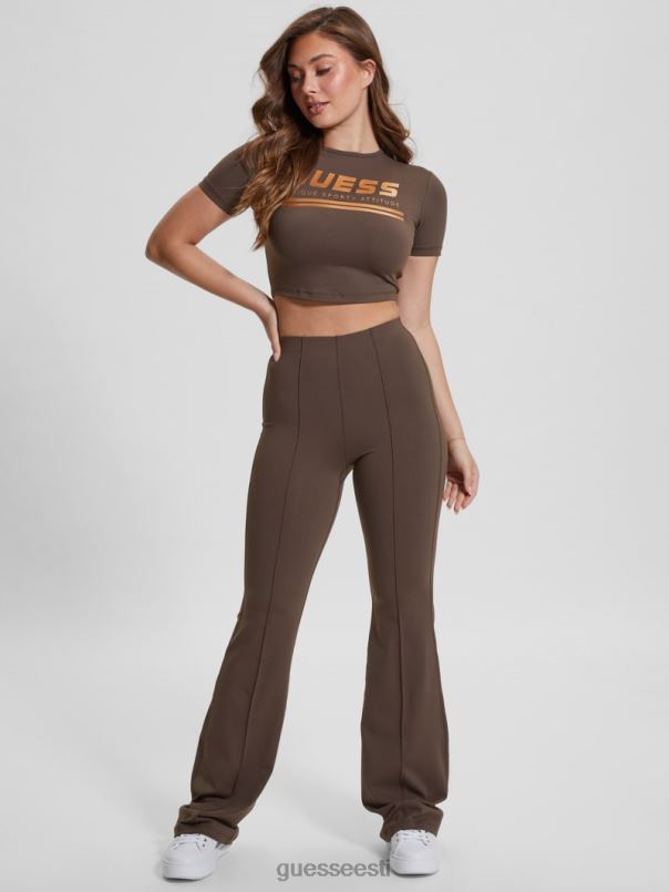 aggie flare säärised tume kohv GUESS kehakate naised BB4BB2055