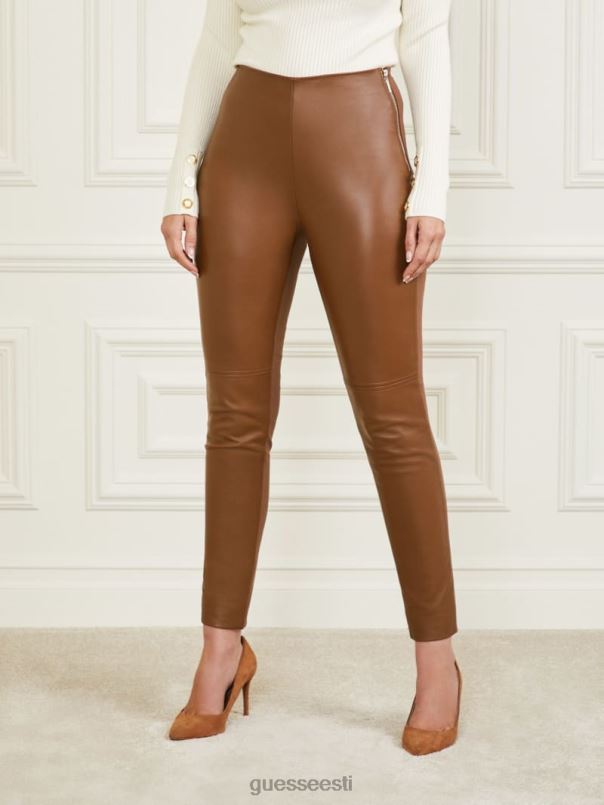 uhked kõrged nahast säärised pruun kaunitar GUESS kehakate naised BB4BB2276