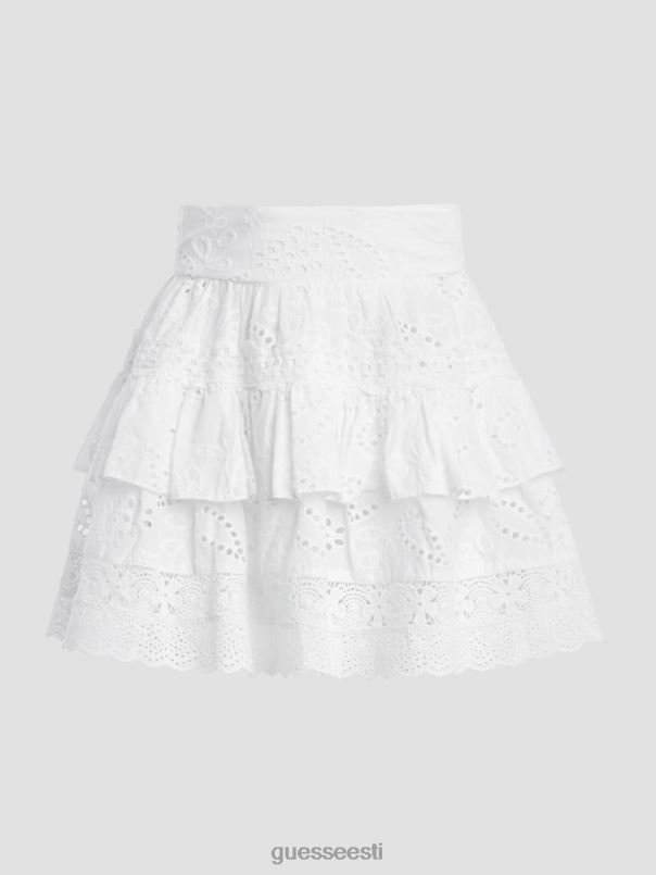 arielle aasaga seelik puhas valge GUESS kehakate naised BB4BB1995