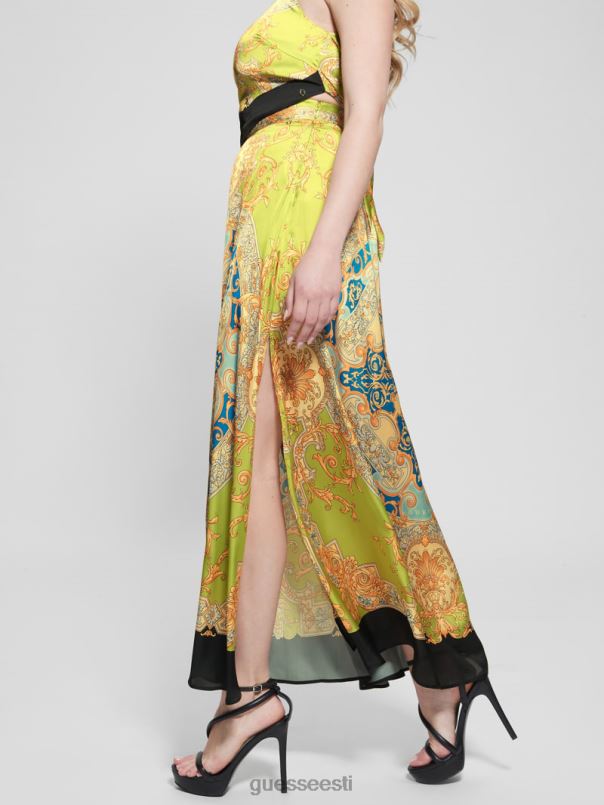 athena satiinist maxi seelik barokk lubi GUESS kehakate naised BB4BB2018